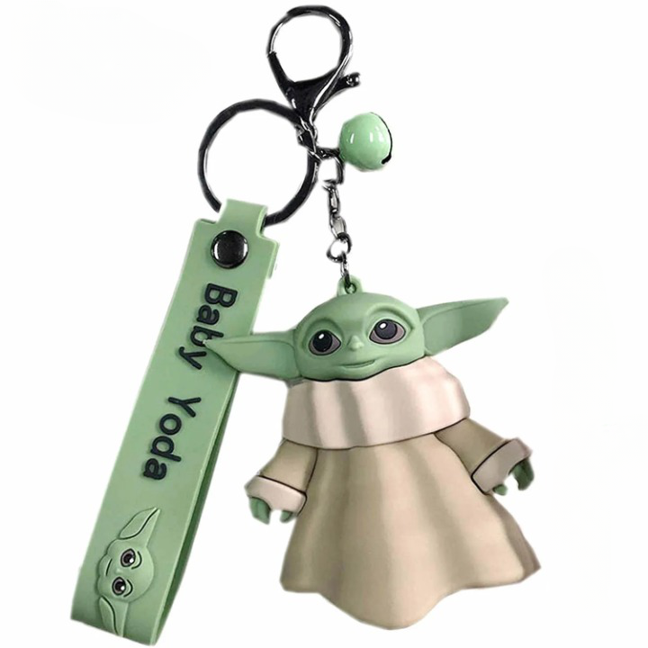 Chaveiro Disney Baby Yoda Mandaloriano Silicone Star Wars