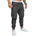 Calça Jogger Cargo Masculina Algodão Multi Pocket