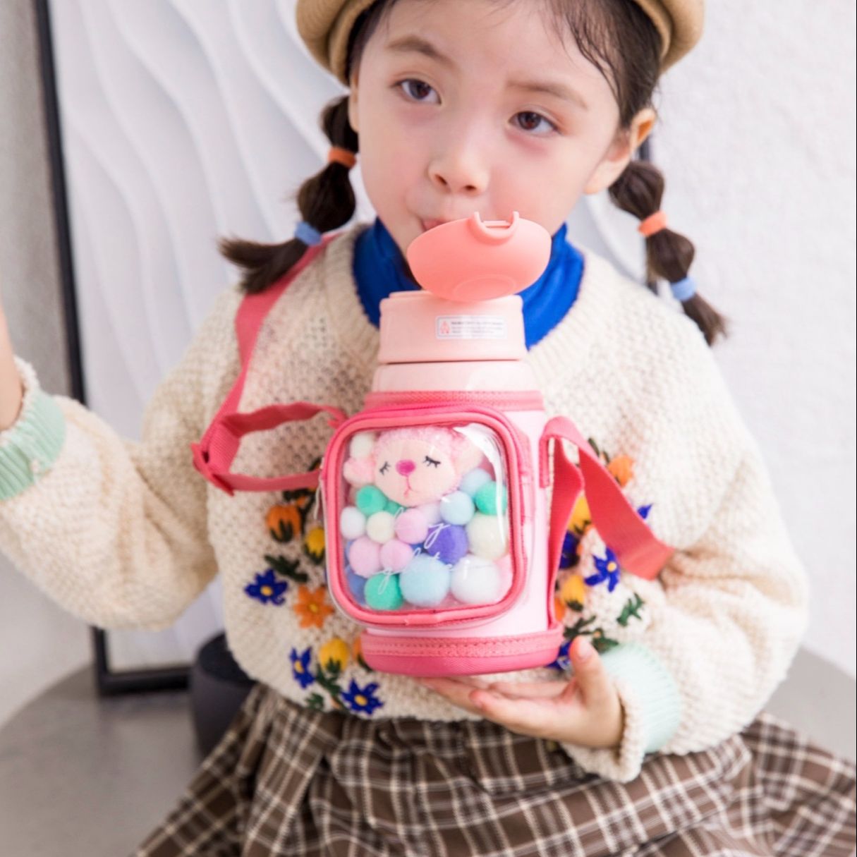 Garrafa de Água Mamadeira com Bolsa Baby