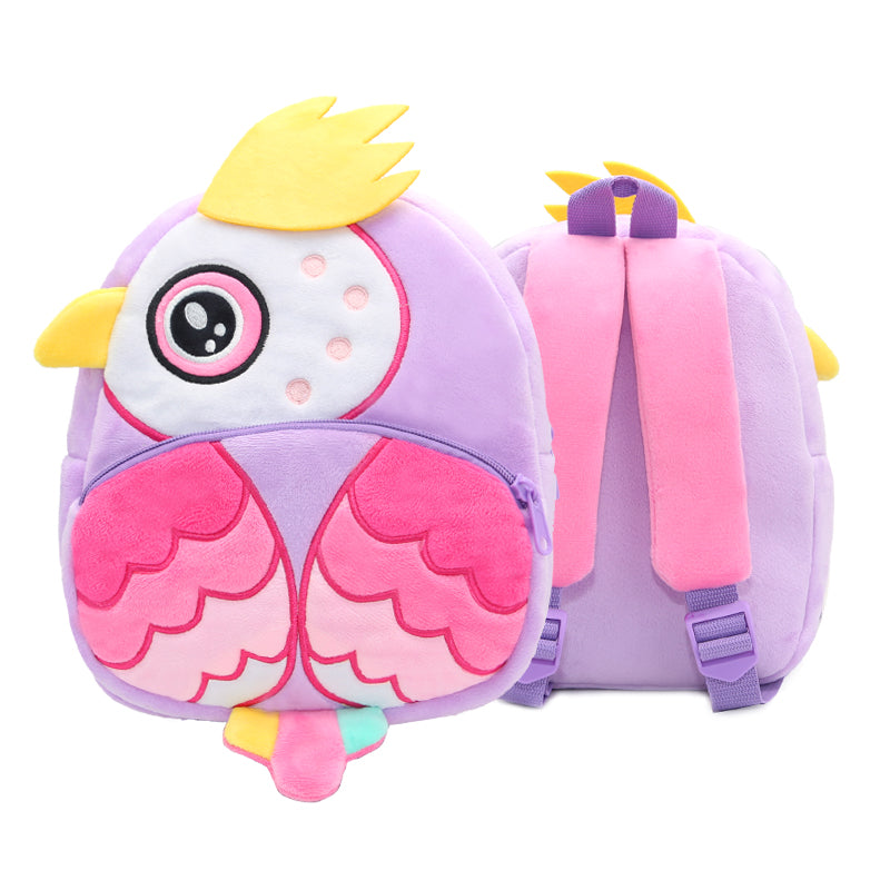 Mochila Infantil Animais Fofos PlushBag