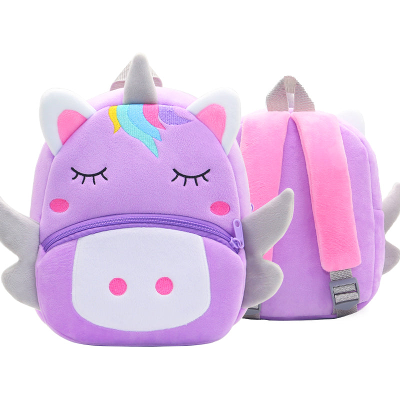 Mochila Infantil Animais Fofos PlushBag