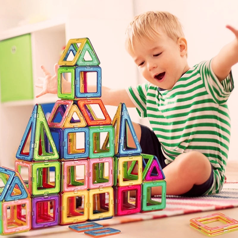 Montessori Brinquedos Educativos para Bebê Blocos Magnéticos SetGifts