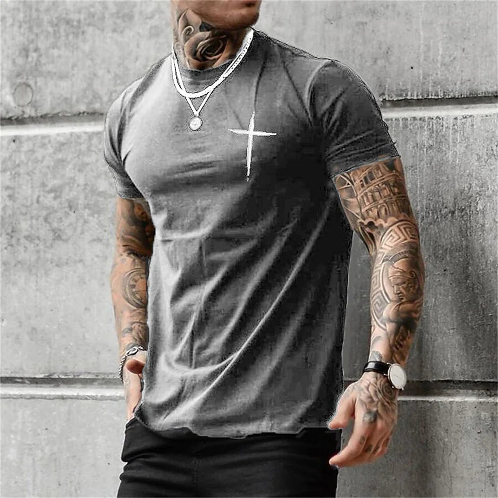 Camiseta T Shirt Masculina Casual Stripes