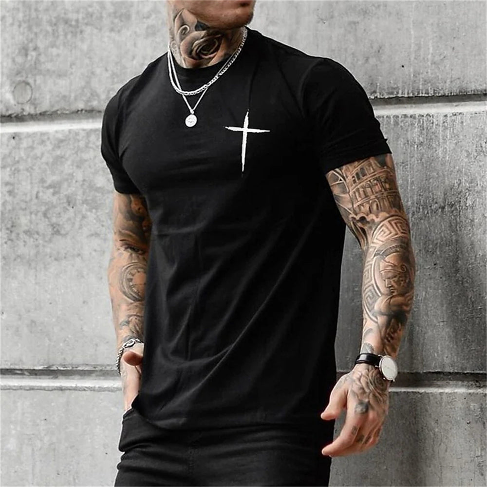 Camiseta T Shirt Masculina Casual Stripes