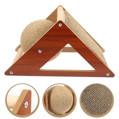 Bola Arranhadora Para Gatos Sisal Arranha Feliz