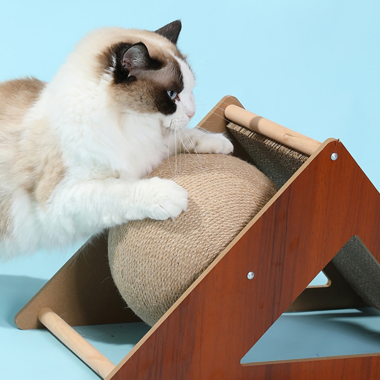 Bola Arranhadora Para Gatos Sisal Arranha Feliz