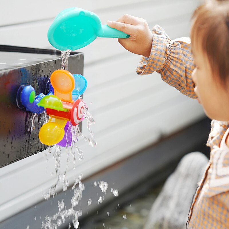 Brinquedo Roda D'água Colorida para Banho BathWater