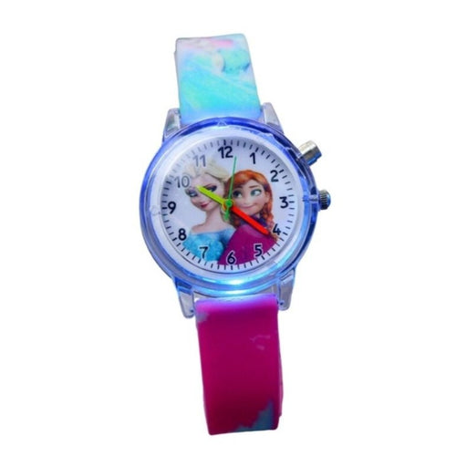 Relógio Infantil Frozen Elsa e Anna Disney