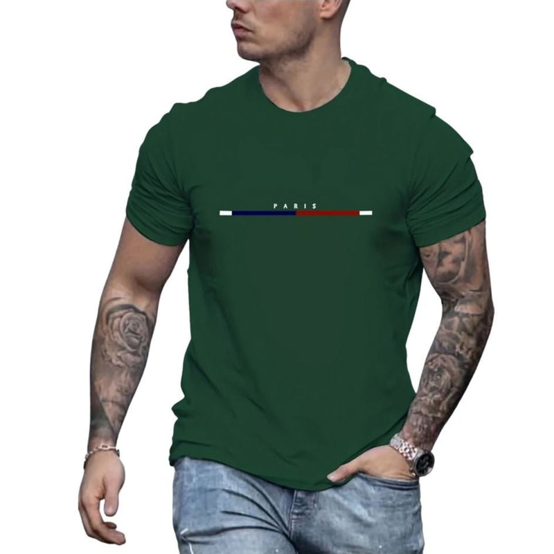 Camiseta T Shirt Masculina Casual Paris