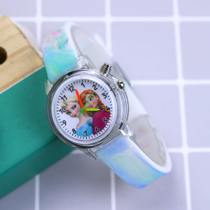 Relógio Infantil Frozen Elsa e Anna Disney