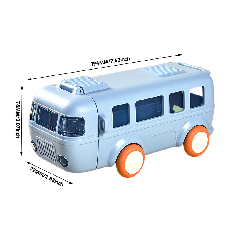 Garrafa de Água Mamadeira Formato de Ônibus Portátil KidsWater