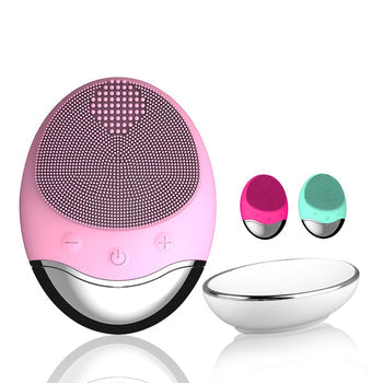 Massageador Facial de Silicone Ultrasonic