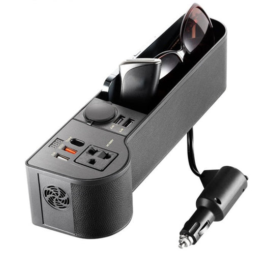 Organizador Para Carro MultFul Com Tomada e Entrada Para Carregar Eletrônicos