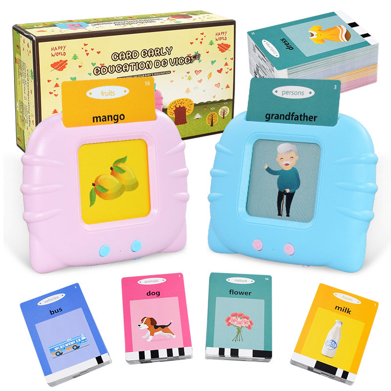 Brinquedo Cognitivo Livro de Inglês com Áudio Cards