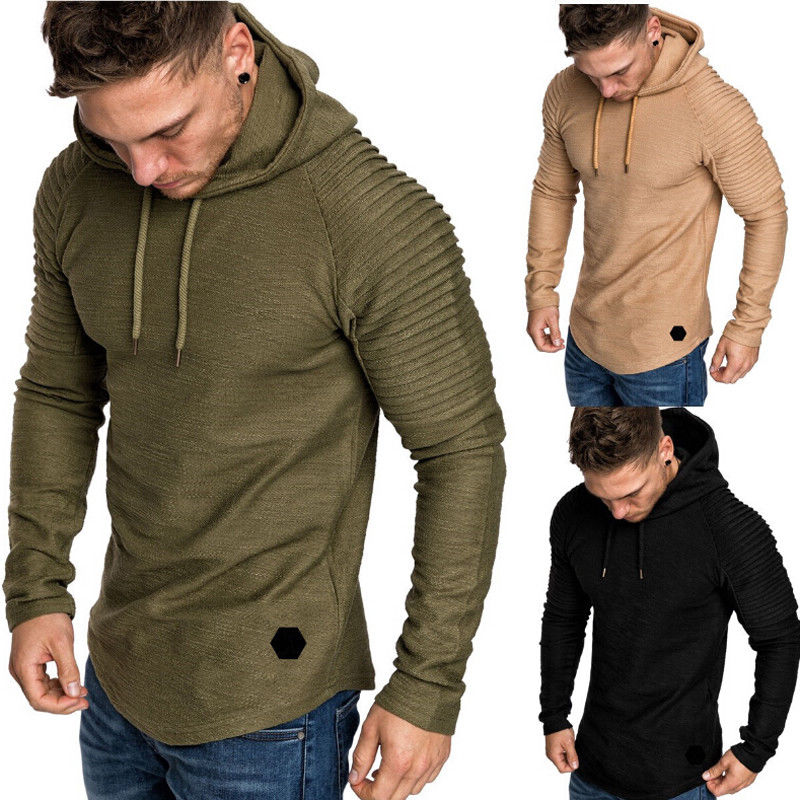 Casaco para Frio Moletom Masculino Casual Manga Longa Outwear