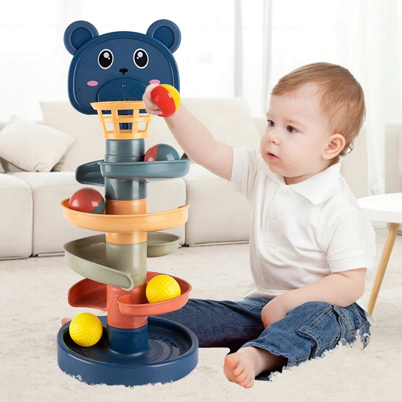 Brinquedo Torre de Bolinhas Montessori Educacional Babies