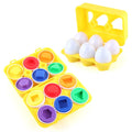 Brinquedo Montessori Ovos para Bebês 6Pcs SmartEggs