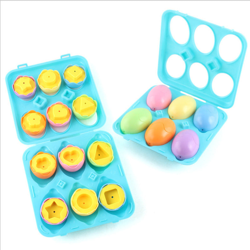 Brinquedo Montessori Ovos para Bebês 6Pcs SmartEggs