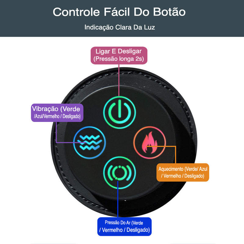 Massageador de Pés e Tornozelo Elétrico MultifunctionalFeet