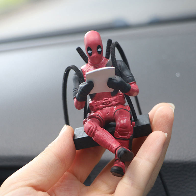 Pingente de Espelho Retrovisor para Carro Deadpool