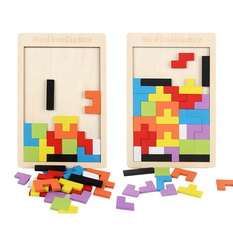 Brinquedo Quebra-Cabeça Tangram Colorido Infantil PuzzleColorful