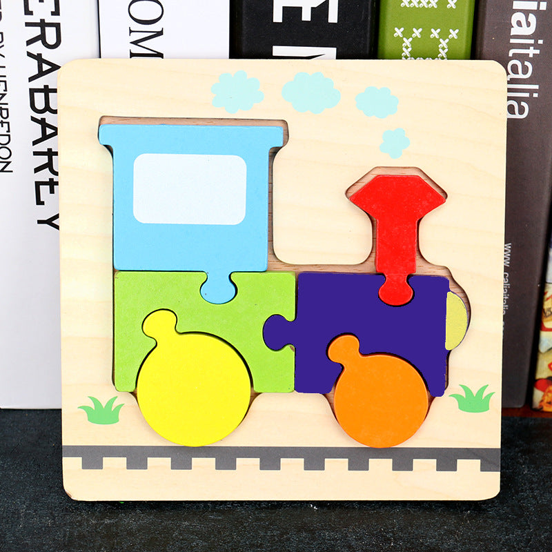 Montessori Brinquedos Educativos para Bebê Puzzles De Animais