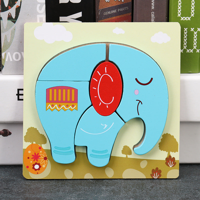 Montessori Brinquedos Educativos para Bebê Puzzles De Animais