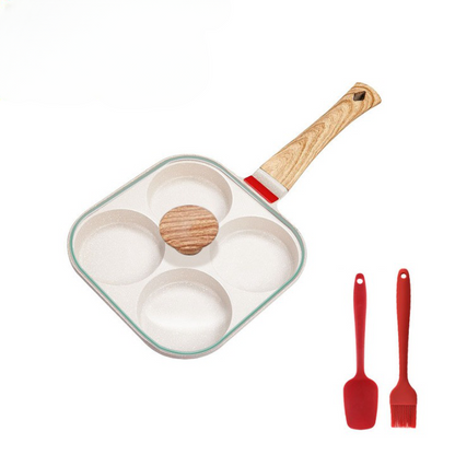 Frigideira 4 em 1 antiaderente com tampa FourEgg