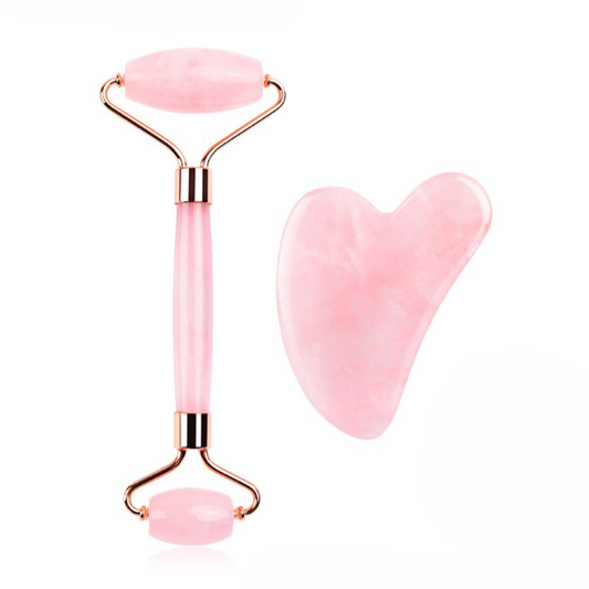 Rolo Massageador Quartzo Rosa Nina Lift