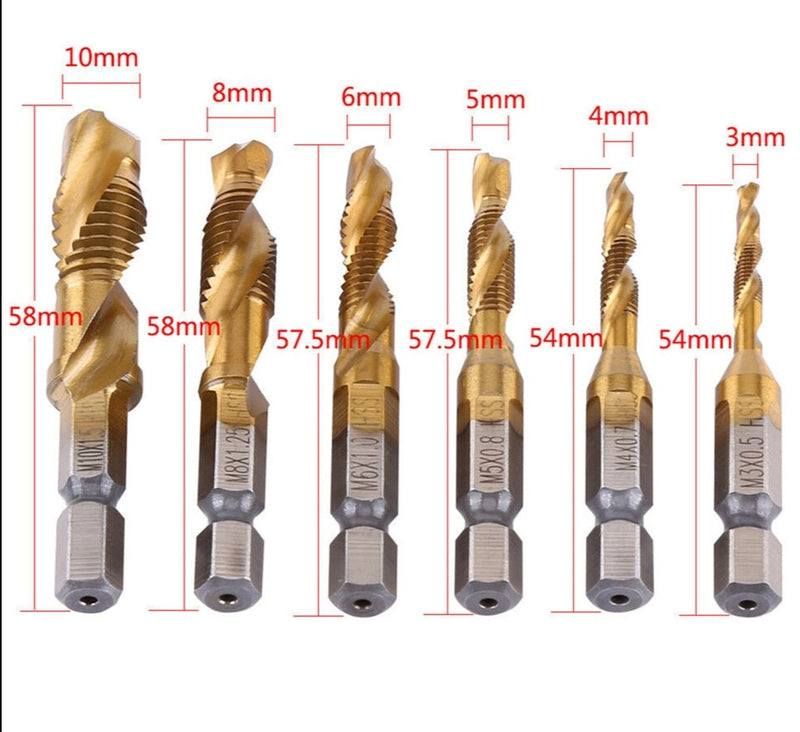 Brocas Perfura Rosca RoskMax 12 Peças