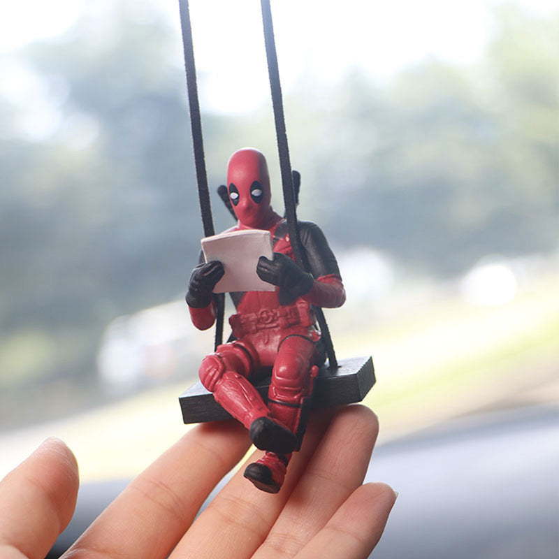 Pingente de Espelho Retrovisor para Carro Deadpool