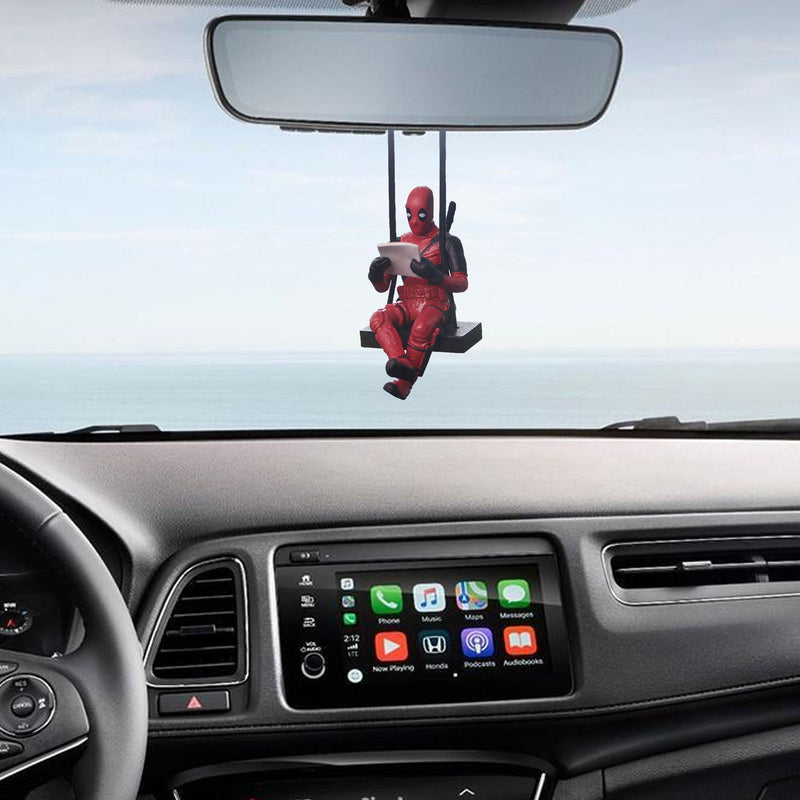 Pingente de Espelho Retrovisor para Carro Deadpool