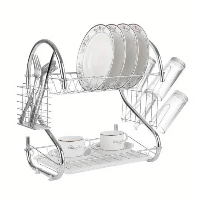 Escorredor de Pratos 2 Camadas Golfex