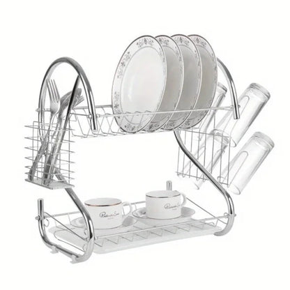 Escorredor de Pratos 2 Camadas Golfex