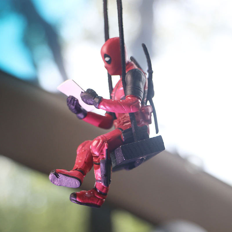 Pingente de Espelho Retrovisor para Carro Deadpool