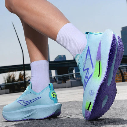 Tênis de corrida Chunta SN original com placa de impulsão