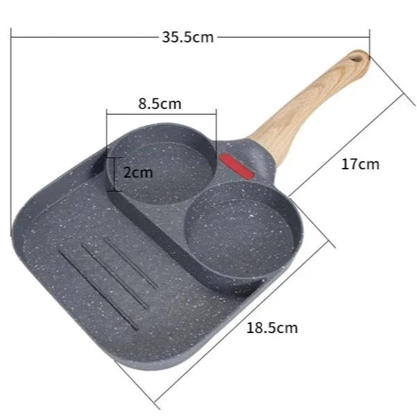 Frigideira antiaderente 3 em 1 / 4 em 1 PaneFlux Original