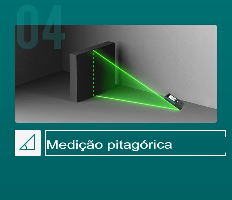 Trena Digital a Laser Inkersi Até 120m