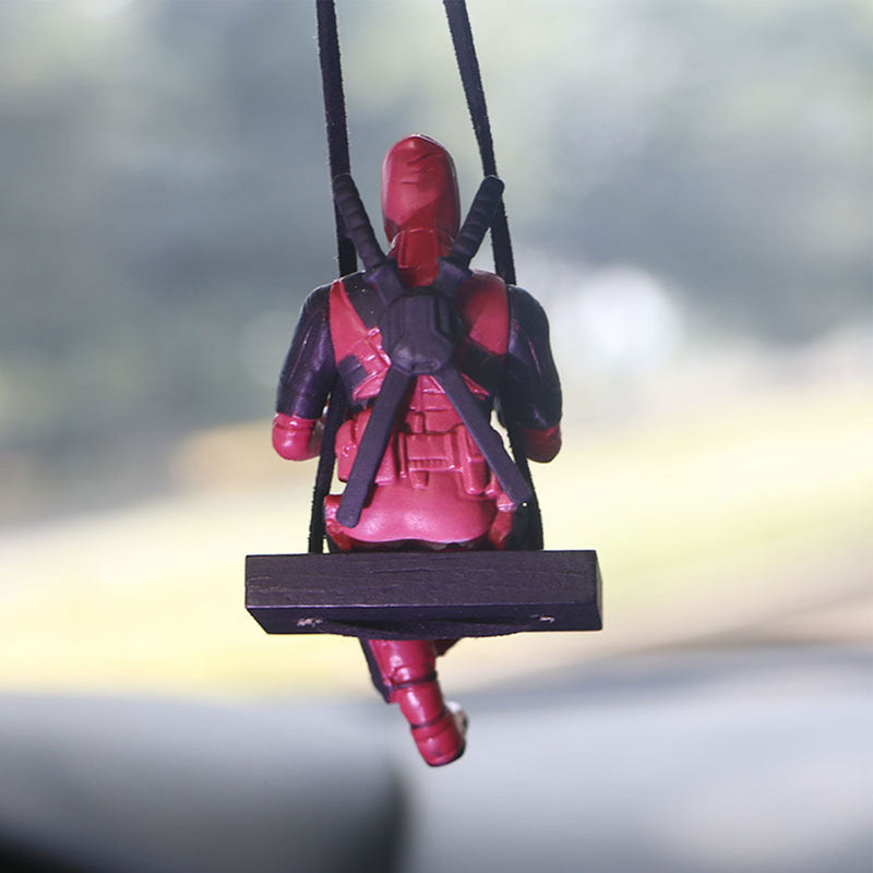 Pingente de Espelho Retrovisor para Carro Deadpool