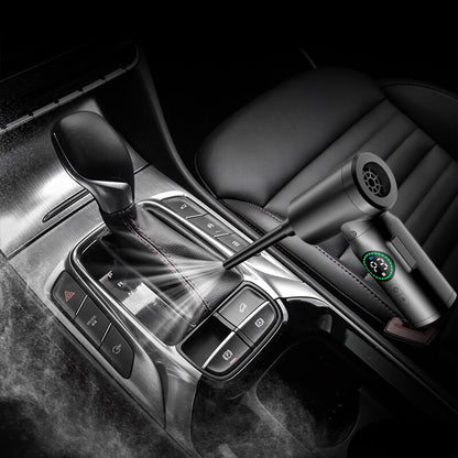 Aspirador e sobrador portátil recarregável visor de led e lanterna SoAsp