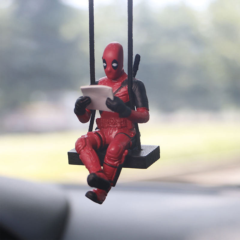 Pingente de Espelho Retrovisor para Carro Deadpool