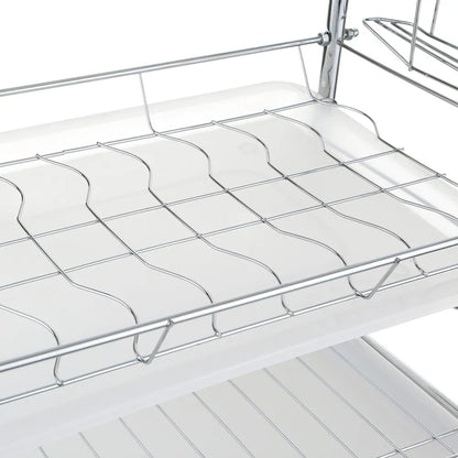 Escorredor de Pratos 3 Camadas Com 3 Bandejas de Drenagem TREFLEX