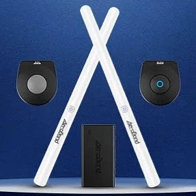 Baquetas Eletrônicas faz o som de bateria batendo no ar