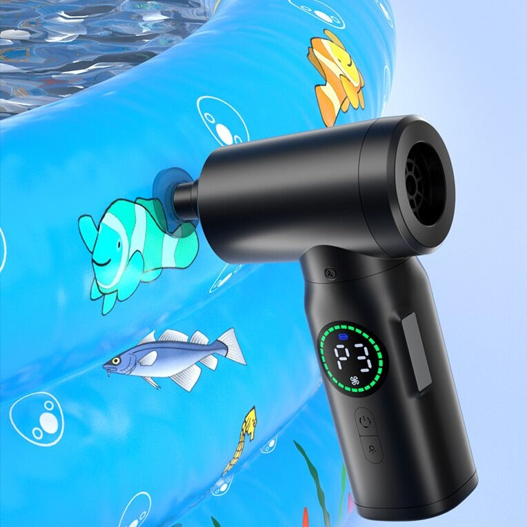 Aspirador e sobrador portátil recarregável visor de led e lanterna SoAsp