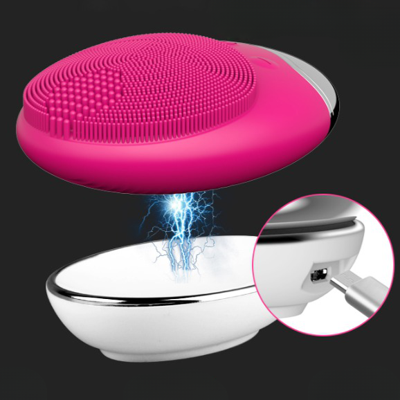 Massageador Facial de Silicone Ultrasonic