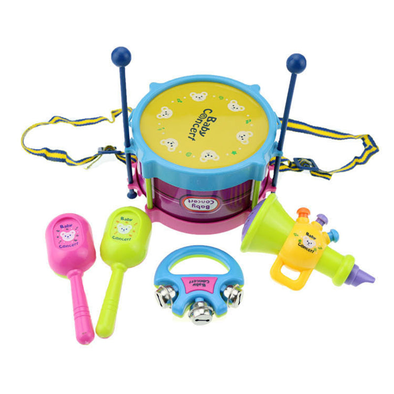 Brinquedo Educacional Tambor Infantil 4Pcs