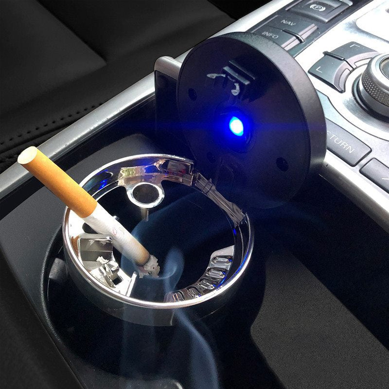 Cinzeiro com Led para Carro Portátil Cigarette