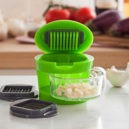 Triturador de Alho Picador e Fatiador por Pressão UauMaster