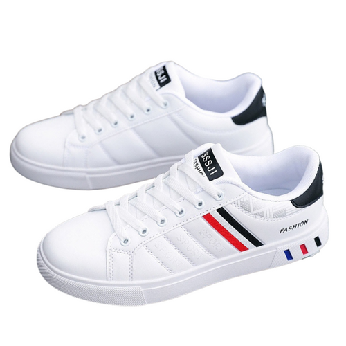 Tênis casual masculino de couro sintético Sejion-Fashion