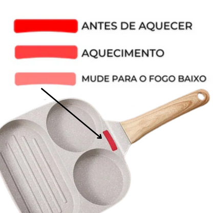 Frigideira antiaderente 3 em 1 / 4 em 1 PaneFlux Original